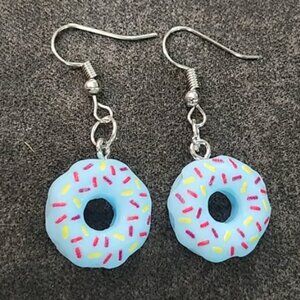 Frosted Donut Earrings